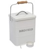 Geyecete Bird Feeder,Bird Food Jar Pet Food Storage Airtight Food