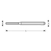 Bahco 3734-3 Drift Punch, Silver/Gold, 150 x 3 mm