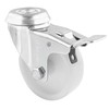 WAGNER Swivel Castor with Back Hole Diameter 75 mm Height