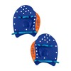 ZONE3 Power Stroke Swimming Hand Paddles, Blue/Red, L