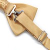 Medsuo Adjustable Bowtie, Men BowtiePre-Tied Bow Tie for Parties (Champagne)