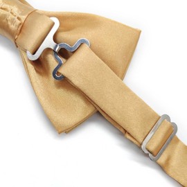 Medsuo Adjustable Bowtie, Men BowtiePre-Tied Bow Tie for Parties (Champagne)