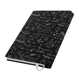 Dolyues Black Book Covers Stretchable Book Sox Suitable for Most Hardcover Books, Up to 9”X11, Kawaii Cat Print Book Cover Reusable Protective Cover for Textbooks