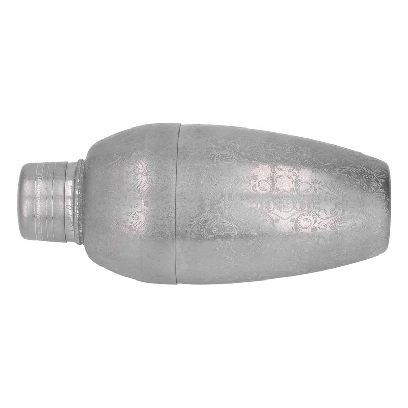 Cocktail Shaker 304 Stainless Steel High Strength Flower Carved Bartending