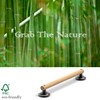 AquaChase Natural Bamboo Grab Bar for Bathroom & Toilet, ADA