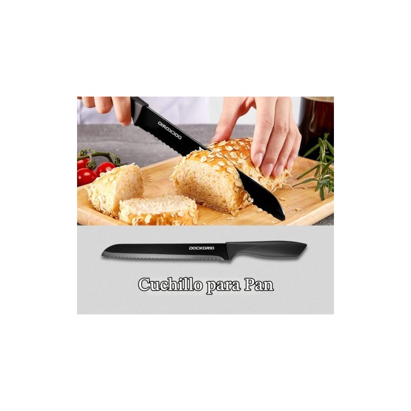 Cuchillo de chef de 8 pulgadas, cuchillo de cocina profesional