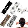 FOSDICK Pack of 4 Twister Headbands, Magic Hair Bun Maker