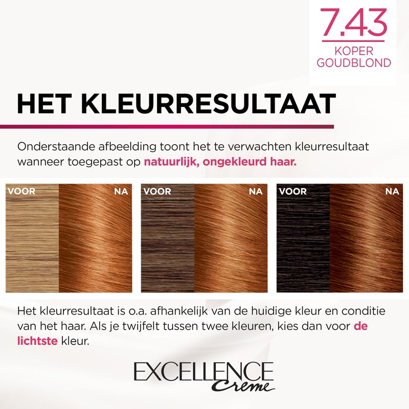 L'Oréal Paris Excellence Creme 7.43 Hair Colour Red - Hair