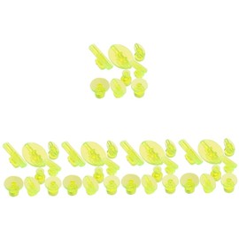 Gatuida 40pcs Dent Puller Tabs for Car Transparent Heavy-duty Cup Kit Auto Dent Removal Tool for Bumpers and Refrigerators Easy to Use and Store