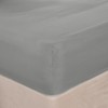 Brentfords Single Fitted Sheet Grey, Deep Fitted Sheet Bed Cover