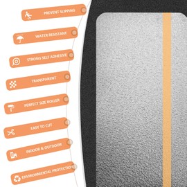 Anti Slip Grip Tape Glow in Dark, Safety Tape 6"x 24" Luminous Orange in Dark Improves Grip and Non Slip Safety Stair Treads - Indoor & Outdoor