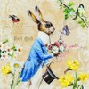 20 Napkins Rabbit in Kost?m | M?rchen | Easter | Table Decoration 33 x 33 cm