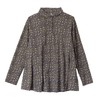 FLUTE.MF Women's Tunic Blouse, Loose, Body Cover, Flare, Cut and