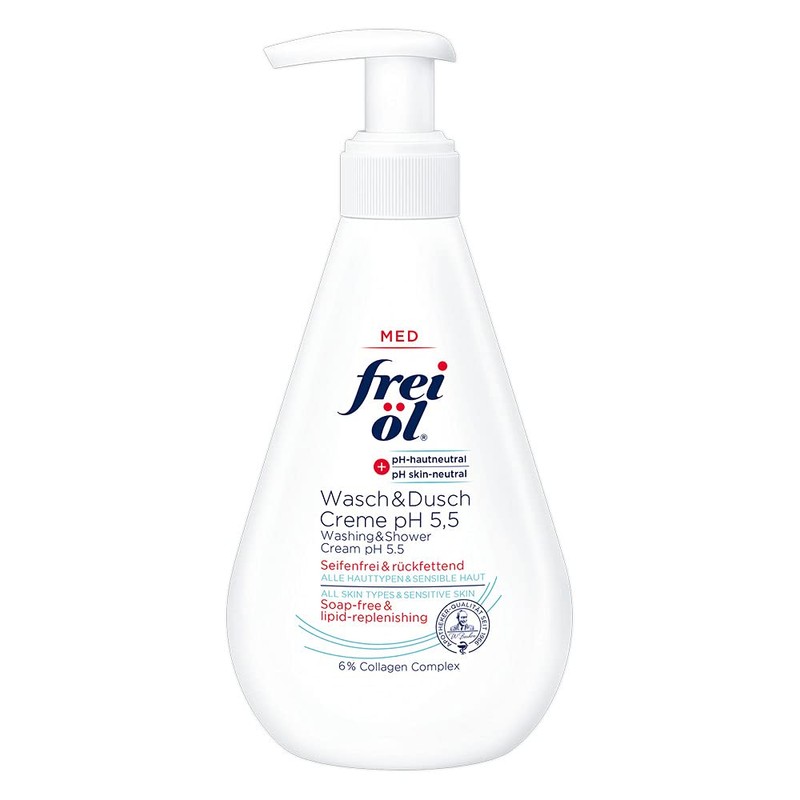 frei öl MED Wash & Shower Cream pH 5.5 Soap-Free,