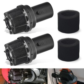 CMXZVBE38660 2-1/2 in. Muffler Diffuser Wet Dry Vac Attachment, 2 Pack Compatible with Craftsman, Fits 2-1/2 in. Hose Diameter, Shop Vacuum Accessory for Diffusing the Airstream While Cleaning