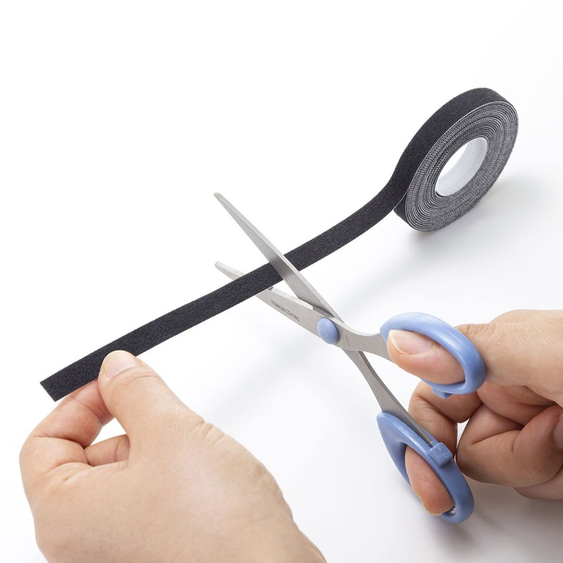 Sanwa Supply CA-MF6BKN Magic Band (Width 0.4 inches (10 mm)