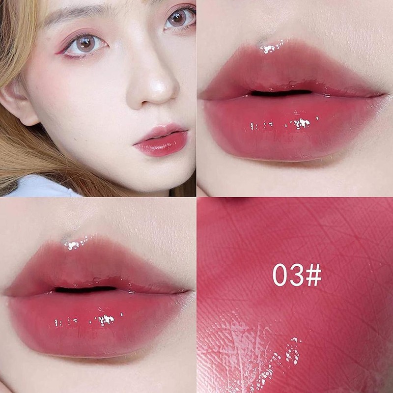 10Pcs Pearlescent Lip Gloss Set Liquid Lip Glaze Long Lasting