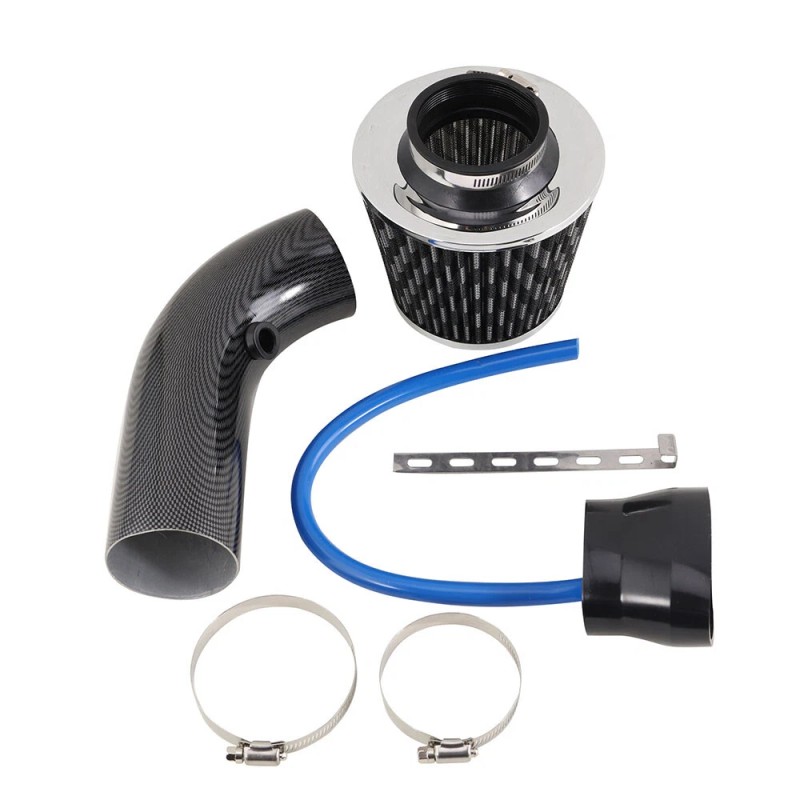 zoo3026 1x Air Intake Filter Induction Kit Pipe Power Flow