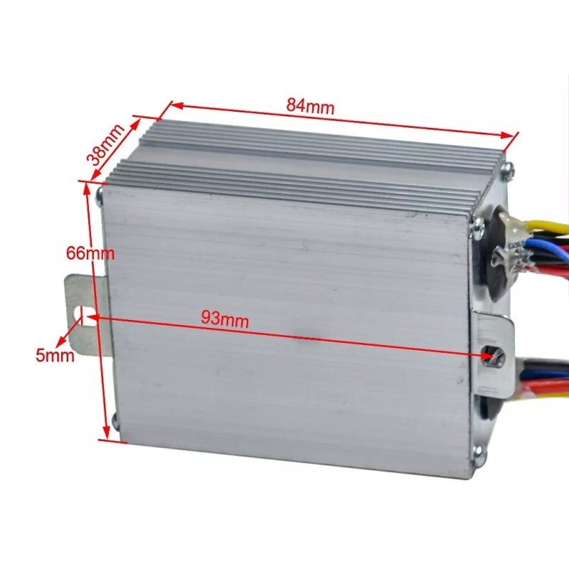 Unbranded Brush 24V 500W Speed Controller Throttle Grip For Tricycle
