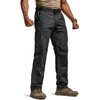CQR Men's Military Cargo Pants, Water Resistant Ripstop Army Combat