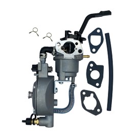 YAMAKATO Dual Tri Fuel Carburetor for Predator 4000 4375 Honda GX160 Generac Champion 163cc 196cc 212cc 224cc Generator Natural gas Gasoline Propane LPG Conversion Kit