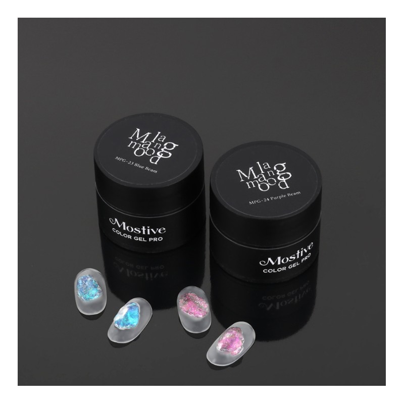 motive Mostive soft mood embossed gel nail single item /