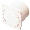 Sea-dog Line Vent 4 Square W/flange White 337415