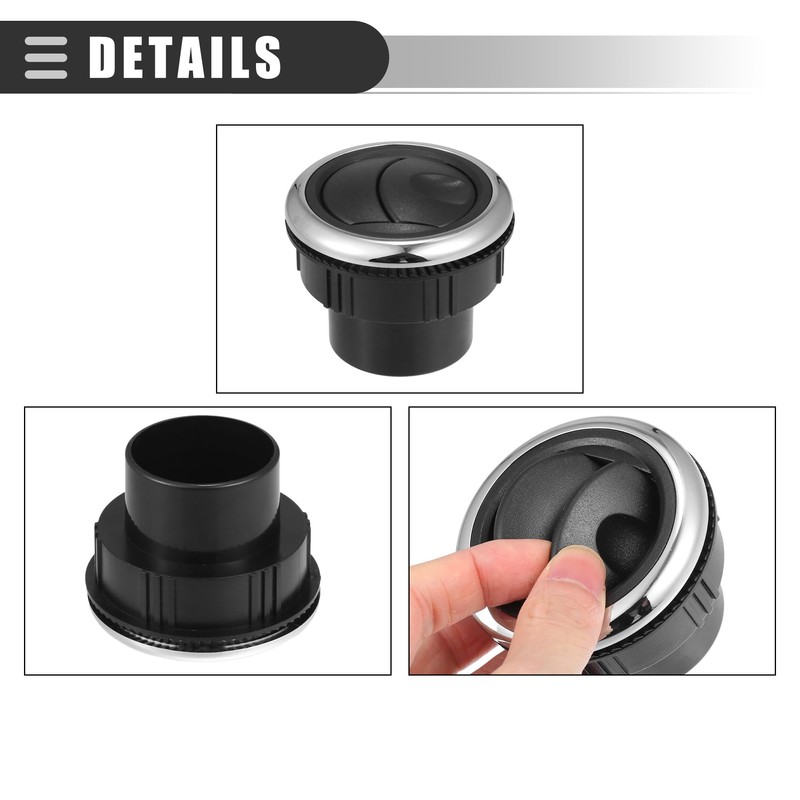 Motoforti CCTV01: Universal Dashboard Air Vent Round Air Vent for