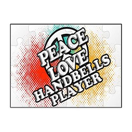 Makoroni -Peace Love Handbells Player - Jigsaw Puzzle 30 pcs, DesX87