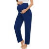 SWOMOG Women's Maternity Pants Over The Belly Pregnancy Pants Stretchy