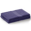 DecoKing Bath Towel 70 x 140 cm Purple Cotton Bamboo