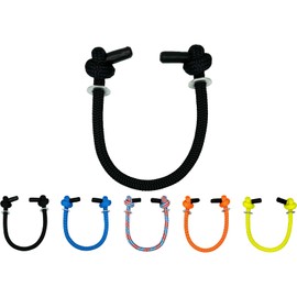 Barrel Rescue - Heavy Duty Premium All-Purpose Indoor & Outdoor - 1/2" Double Braided Nylon DIY Rope Handle for Landscape Carry Barrel Handle Replacement, Trash Can Handle Replacement (Black)