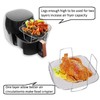 GLAITC Air Fryer Rack, Air Fryer Accessories Stainless Steel Airfryer