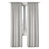 Davos Textered Jacquard Dual Header Curtain Panel 52" x 84"