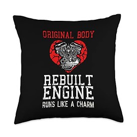 Funny Open Heart Surgery Recovery Survivor Gift Men Women Throw Pillow