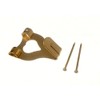 Pack of 40 Double Picture Photo Hanging Hooks N0. 3 Eb Brassed With Pins