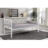 Daybed Skirt with Split Corners Twin Size Dust Ruffle Bedskirt-Bed