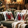 Artmag Christmas Tree Pillow Covers 16x16 Inch Set of 2,
