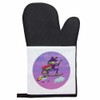 'Witch Riding Broomstick' Oven Glove/Mitt (OG00051705)