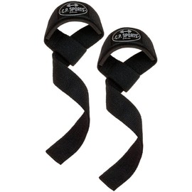 C.P.Sports Lifting aids, pull-up aid (padded) 60 cm for fitness, bodybuilding and strength training, for men and women, black