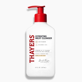 THAYERS Limpiador Facial Hidratante Lechoso con Hongo de Nieve Tremella y Ácido Hialurónico, Lavado Facial Suave Recomendado por Dermatólogos, Cuidado de la Piel Hidratante para Piel Seca y Sensible