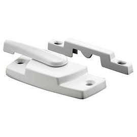 Prime-Line Products F 2768 Vinyl Window Sash Lock with Keeper, 2-1/4-Inch X 7/16-Inch, White