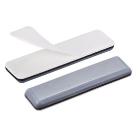 uxcell 70mm x 19mm Rectangle PTFE Furniture Sliders, Adhesive Self Stick for Wood Floors, Ceramic Tile and Carpeting 4pcs