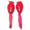 Raz 7 Inch Clip On Cardinal Ornament Set of 2
