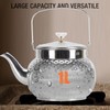 Stainless Steel Teapot with Removable Filter Metal Tea Kettle Coffee