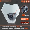 fewfuss Universal Dirt Bike LED Head Lamp - Motorcycle LED