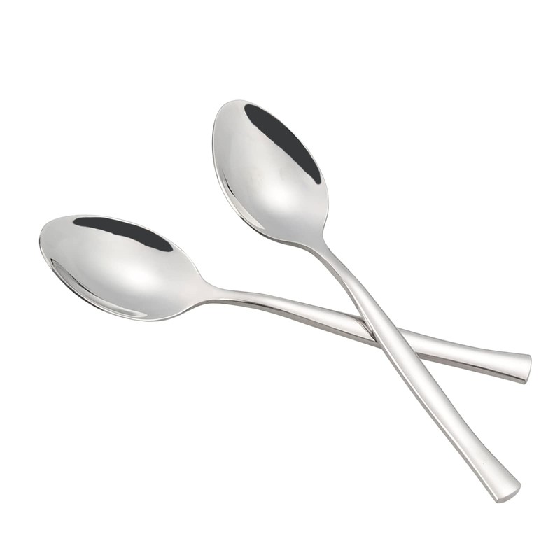 Sosody Stainless Steel Dessert Spoons, 12 Pieces