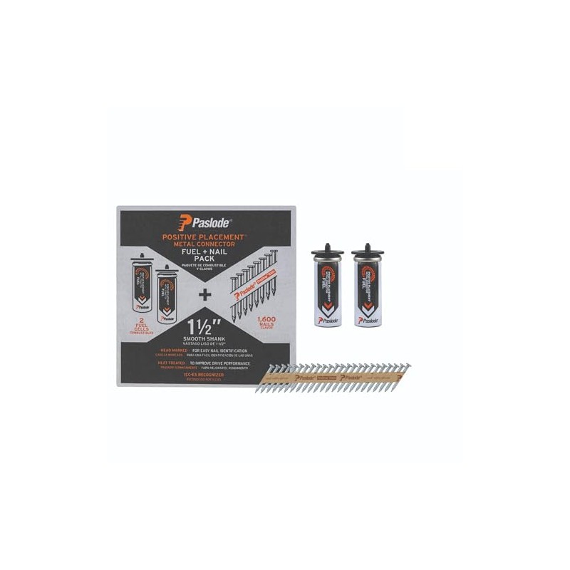 Paslode Positive Placement Metal Connector Fuel & Nail Pack -