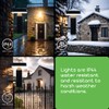 VerLuce - Round Solar Wall Lights - Solar Powered Wall
