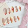 Almond Press on Nails Gradient French Tip Luxury False Nails
